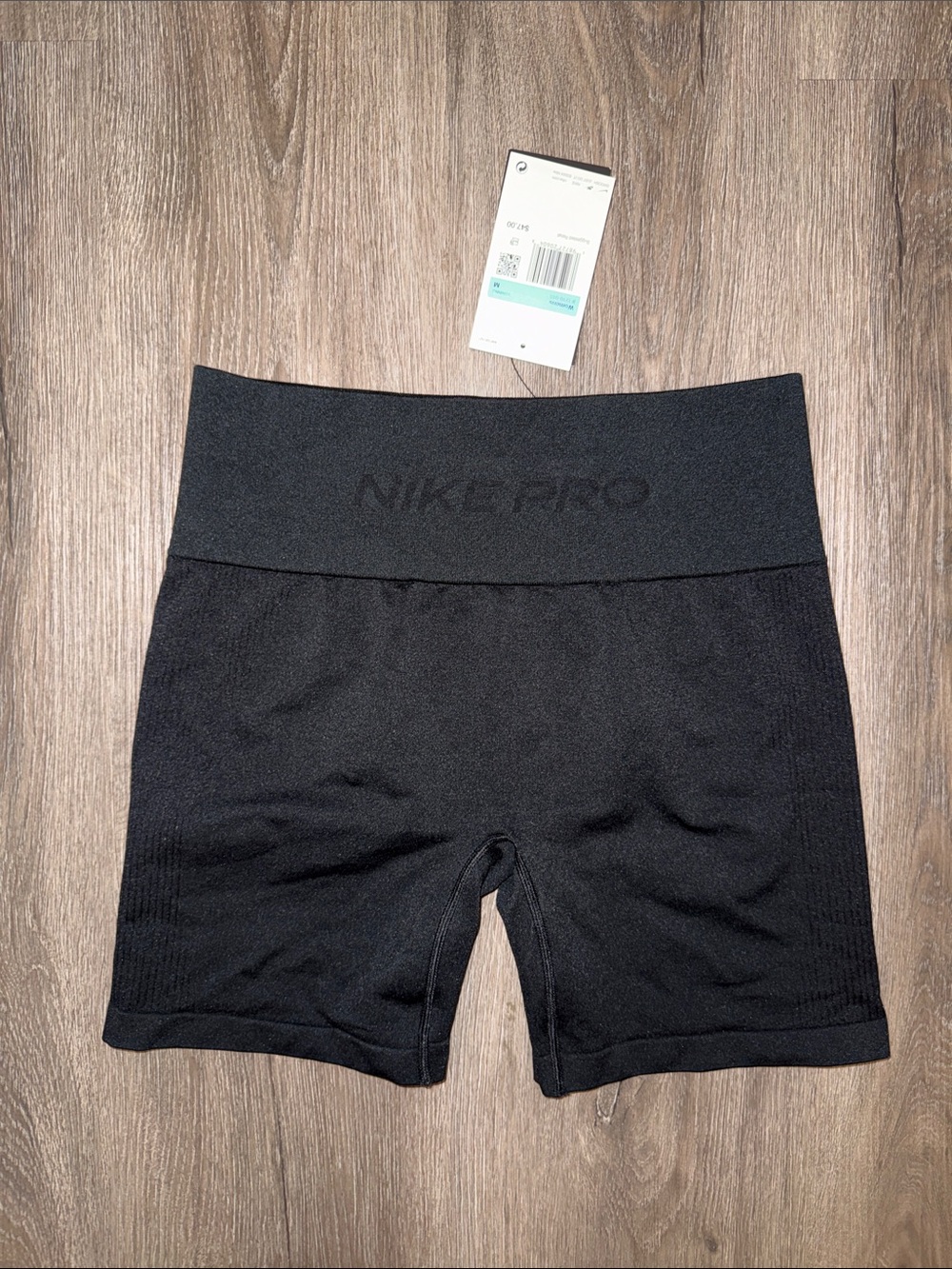 Nike Black Seamless High-Rise Bike Shorts